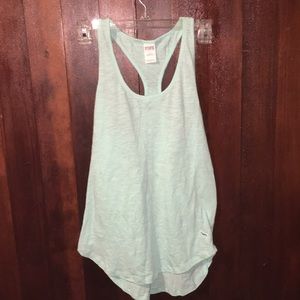 Aqua Colored Racerback Tank